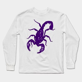 Scorpio (Royal Purple) Long Sleeve T-Shirt